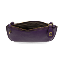 Load image into Gallery viewer, Mini Cross body Wristlet Clutch-Dark Purple