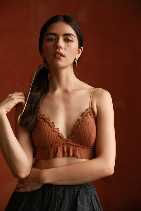 Crochet Lace Bralette with Lining – Gusset America