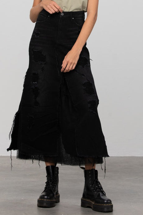 Sha Denim Skirt