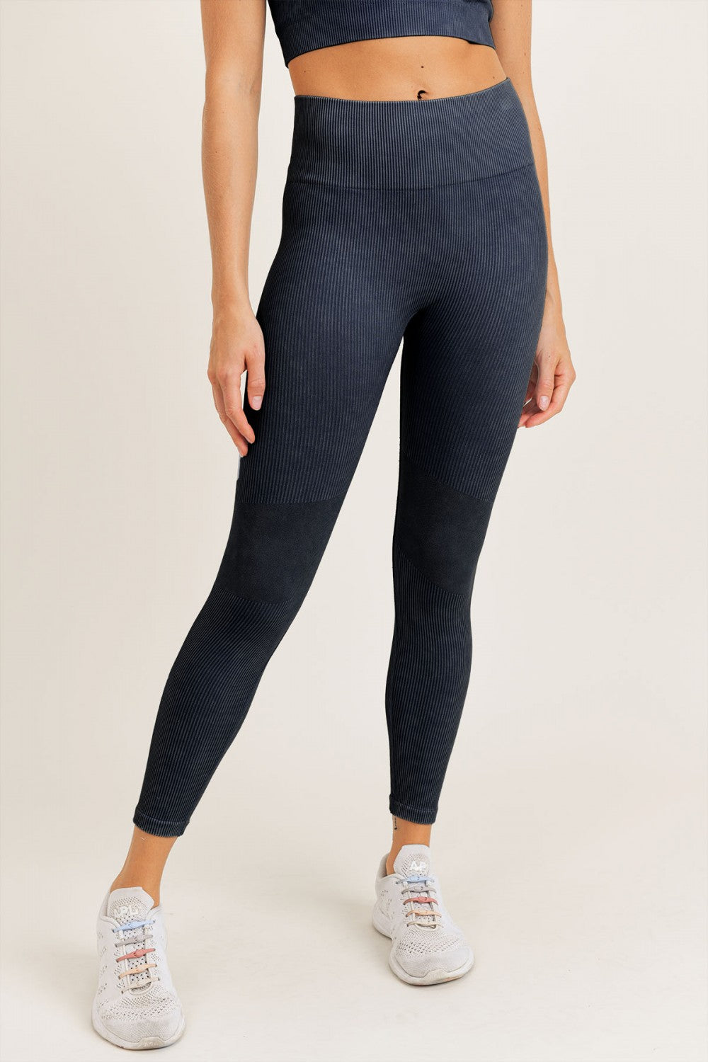 Buy Zelocity Cotton High Rise Leggings - Anthracite2 at Rs.748 online |  Activewear online