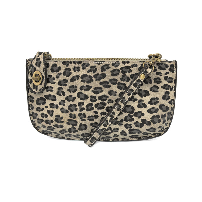 Leopard Crossbody Wristlet Clutch