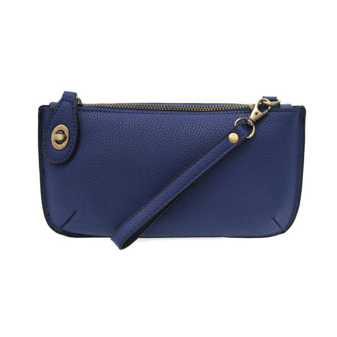 Mini Cross body Wristlet Clutch-Dark Cobalt