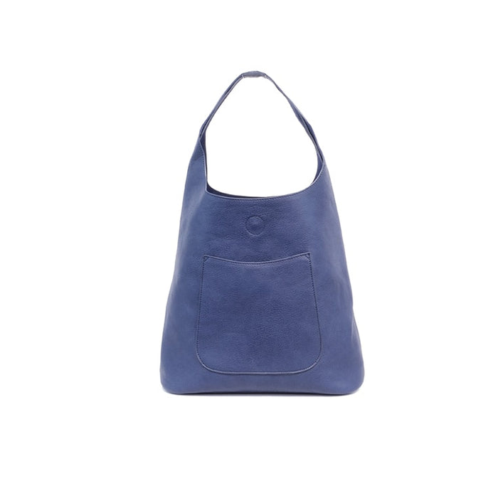 Molly Slouchy Hobo Handbag-Navy