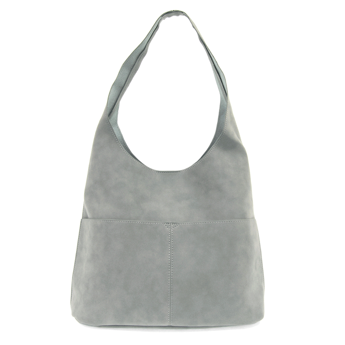 Jenny Faux Suede Hobo Handbag