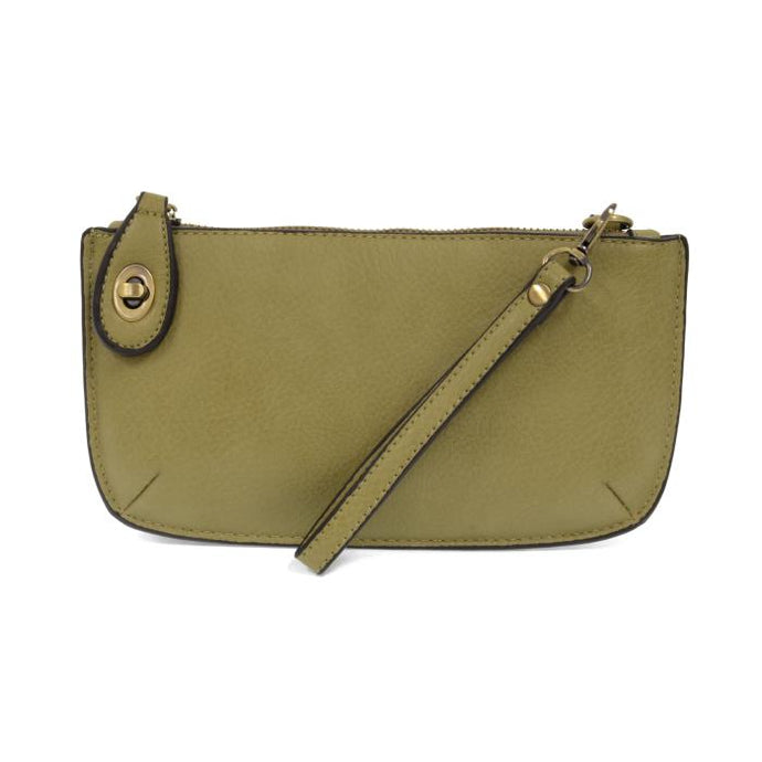 Mini Cross body Wristlet Clutch-Willow Green